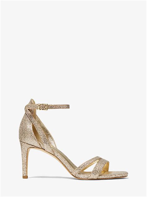 kimberly glitter mesh sandals